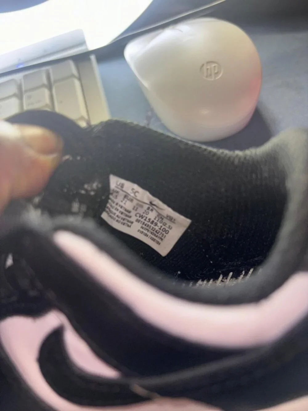 Toddler Size 5C - Nike Dunk Low Black White Leather